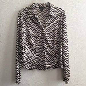 Guess Jeans Abstract Blouse